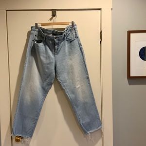 Universal Thread Faded Mid-rise Boyfriend Crop